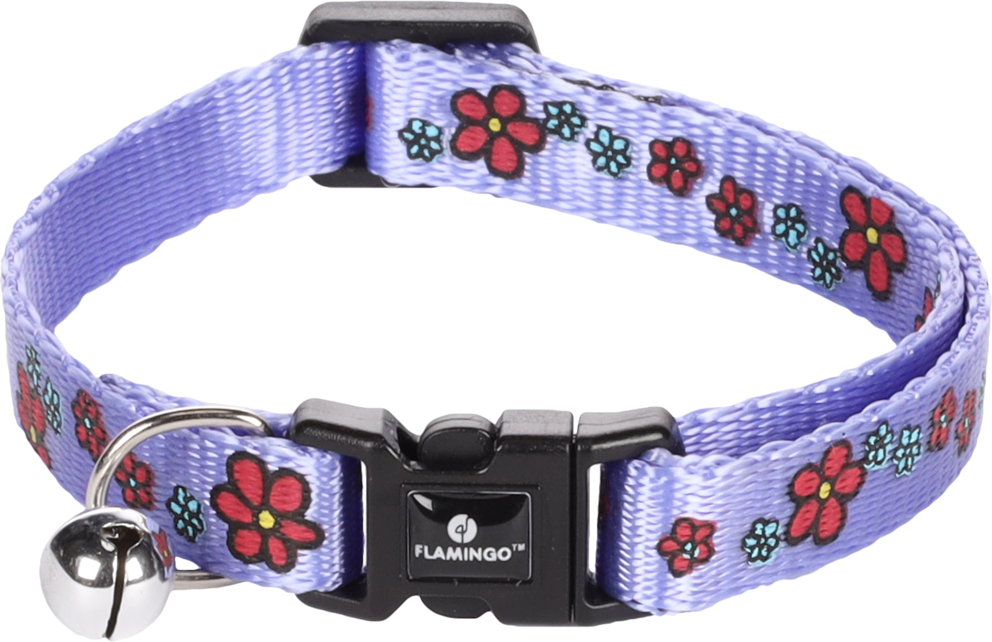Collier Pour Chat Violet avec Clochette