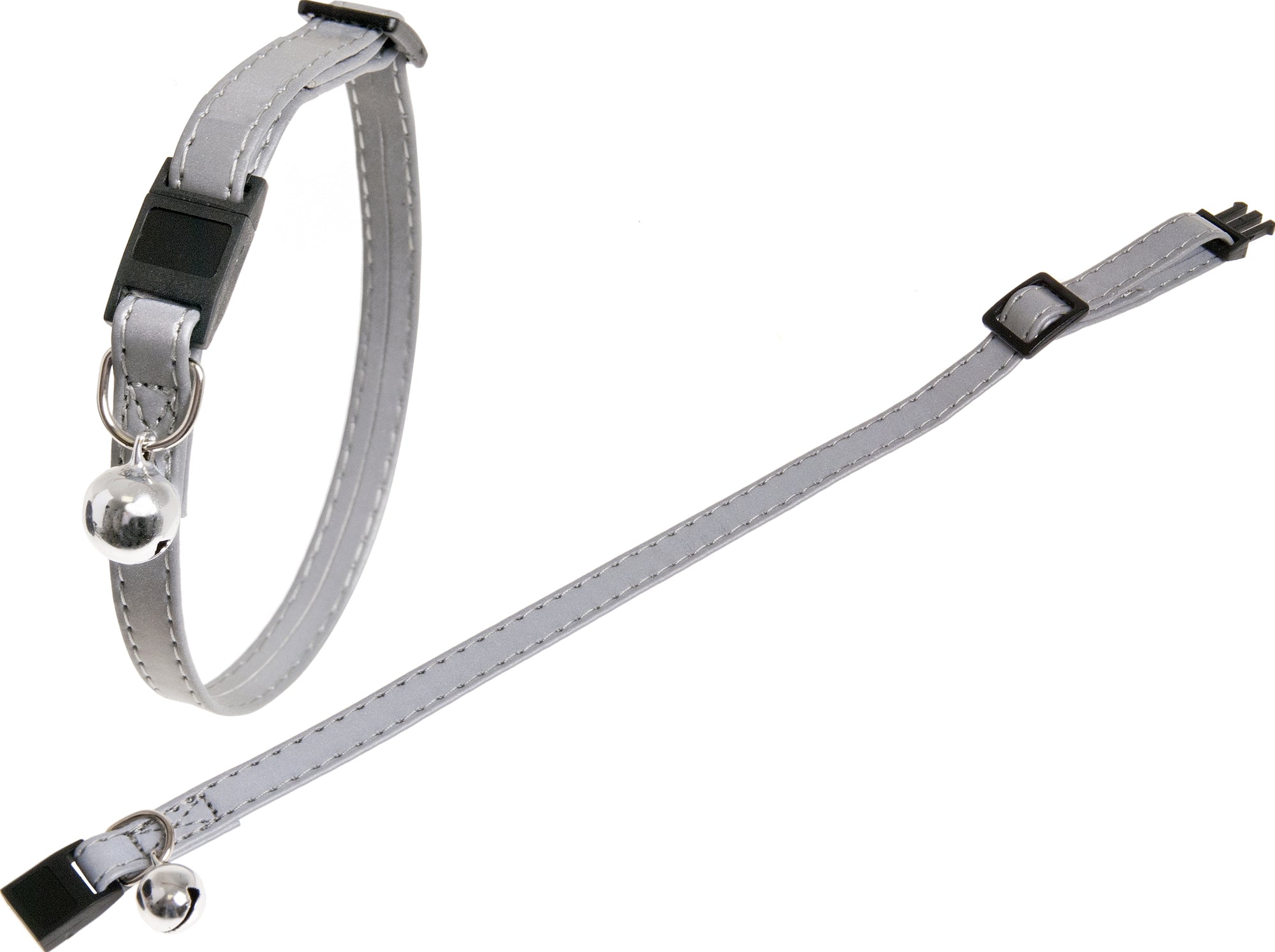 Collier Réfléchissant Sécurisé pour Chat avec Clochette