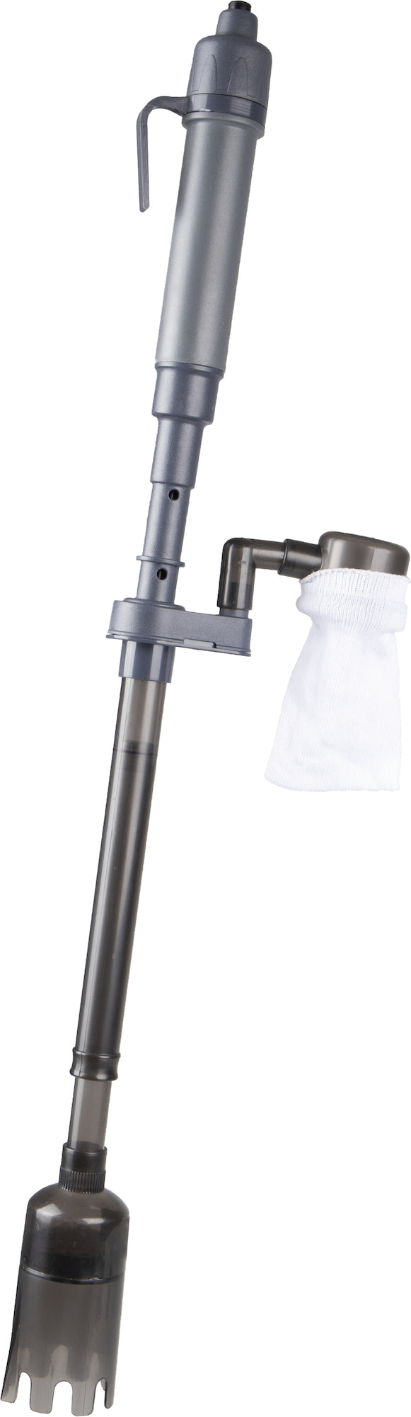 Aspirateur à piles pour aquarium Gris Rouge