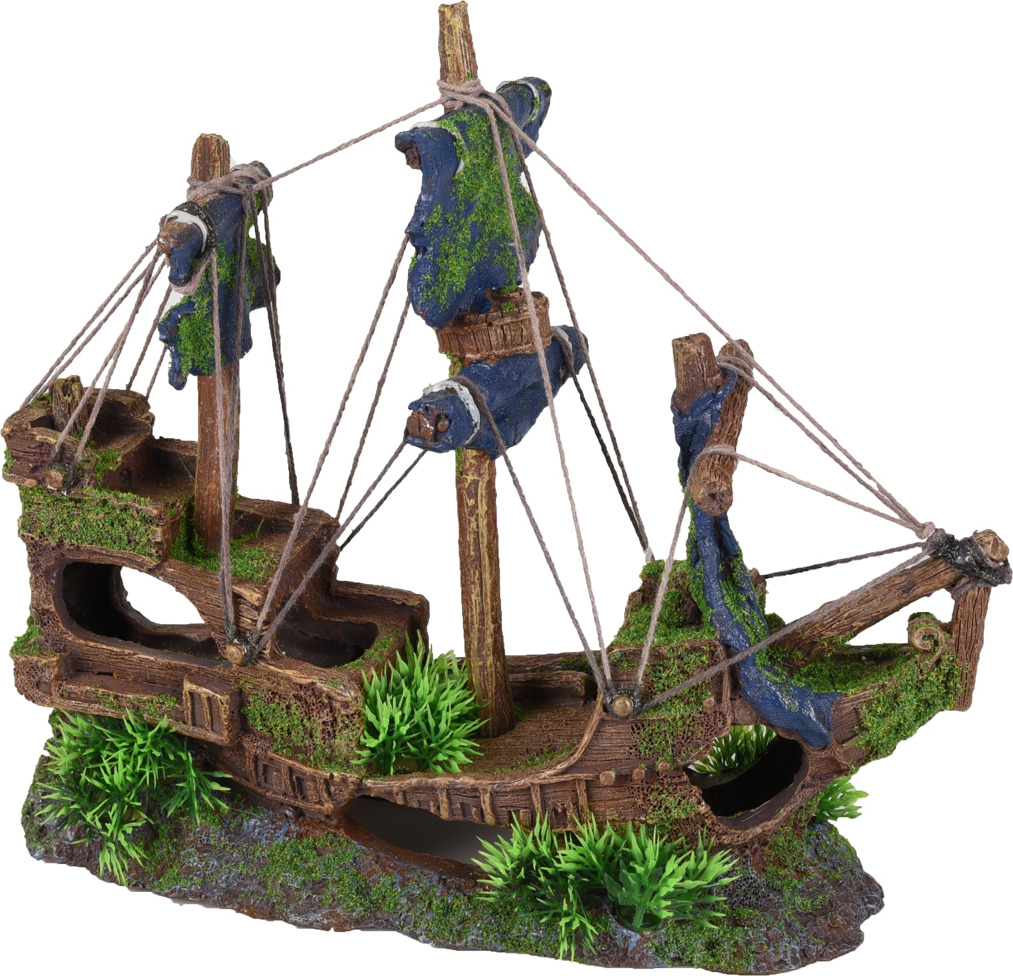 Épave de Bateau pour Aquarium Amusante