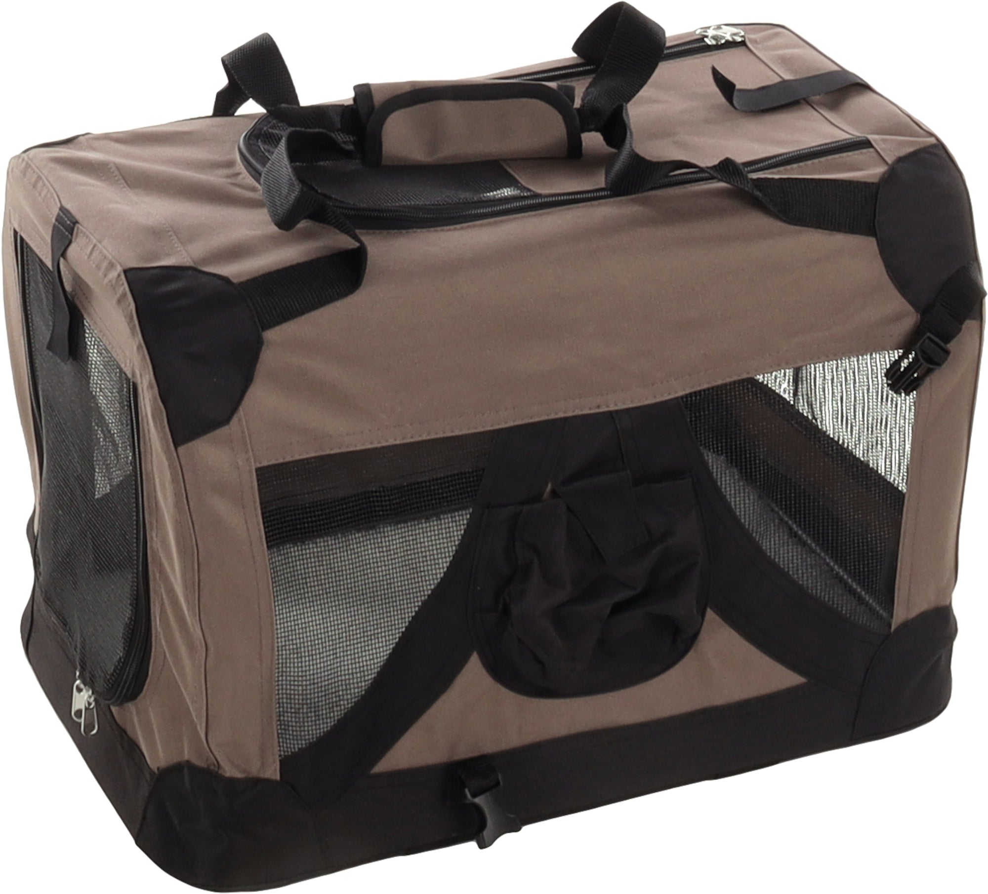 Sac de Transport Pliable pour Chiens avec Ventilation