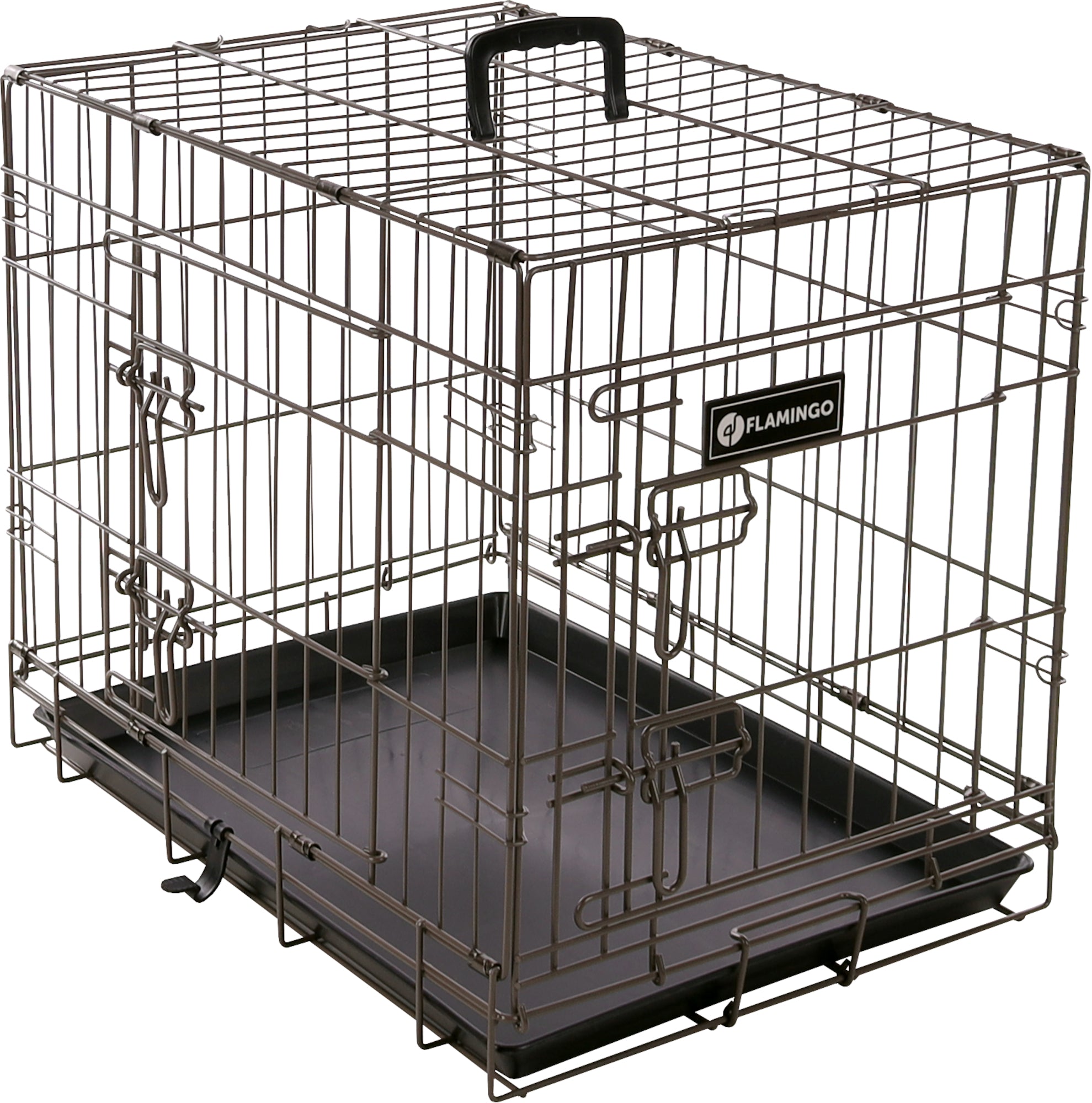 Caisse de Transport Sécurisée pour Chiens EBO TAUPE