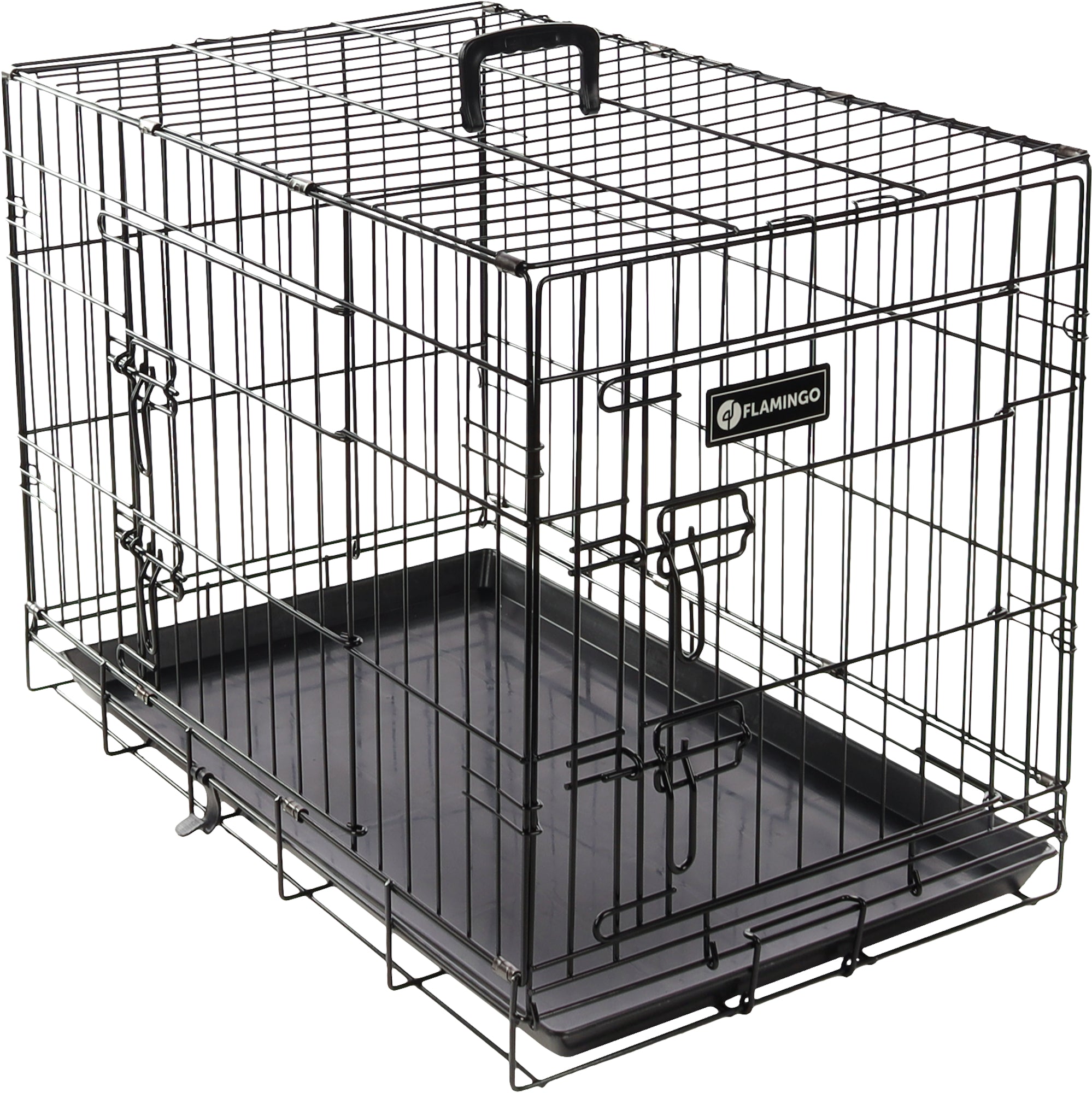 Cage Métallique Pliable avec Poignée Amovible