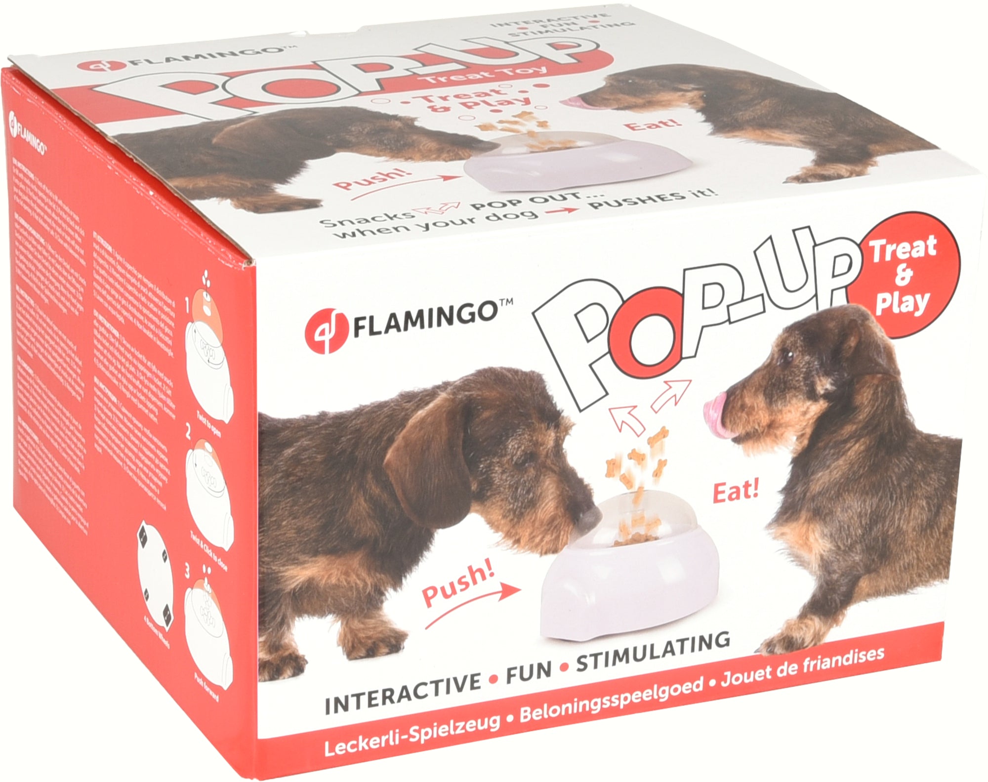 Jouet Stimulant pour Chiens avec Récompenses Sautantes
