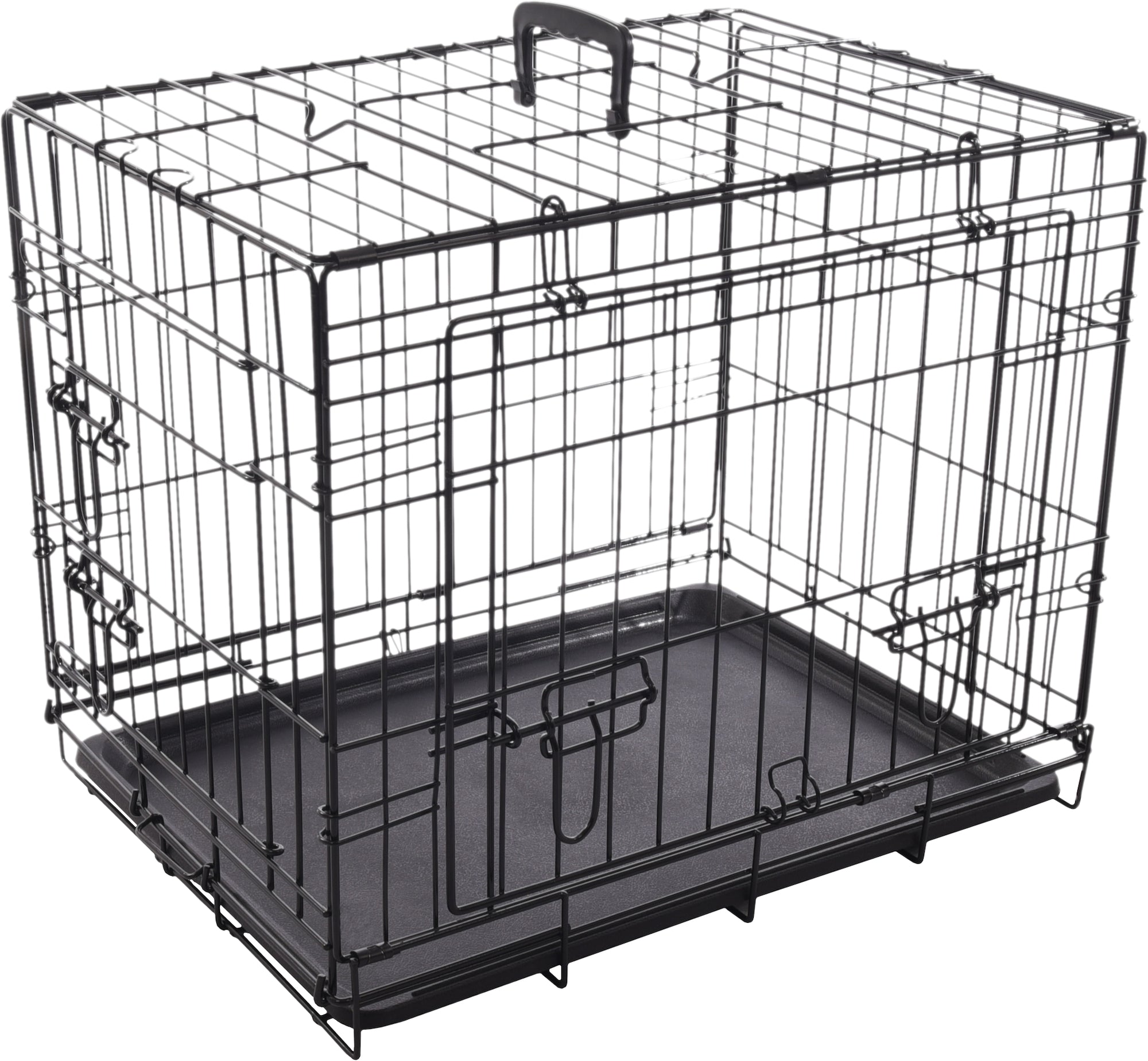 Cage Pliable en Métal pour Chiens Sécurisée