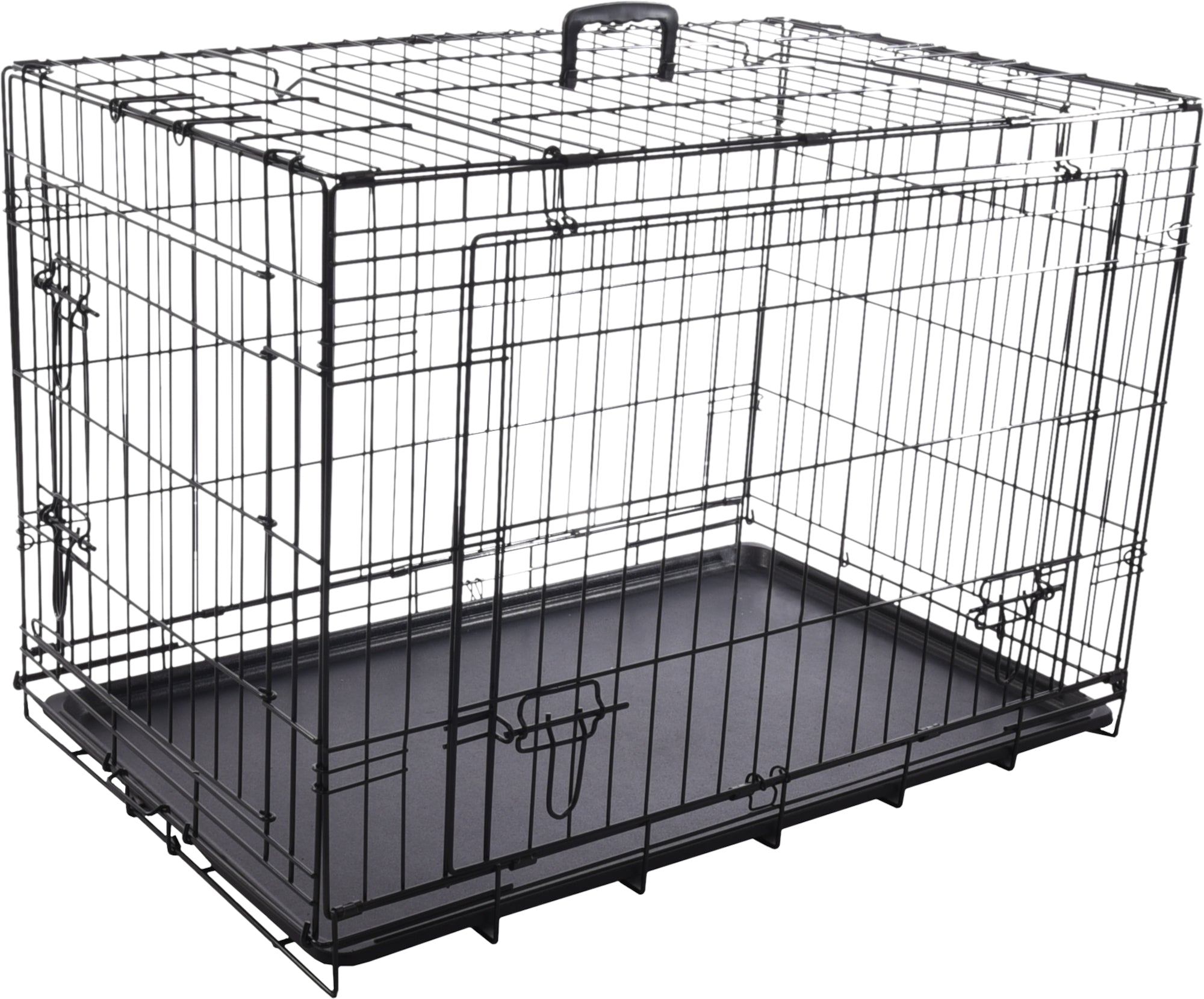 Cage Polyvalente pour Chiens avec Plateau Amovible