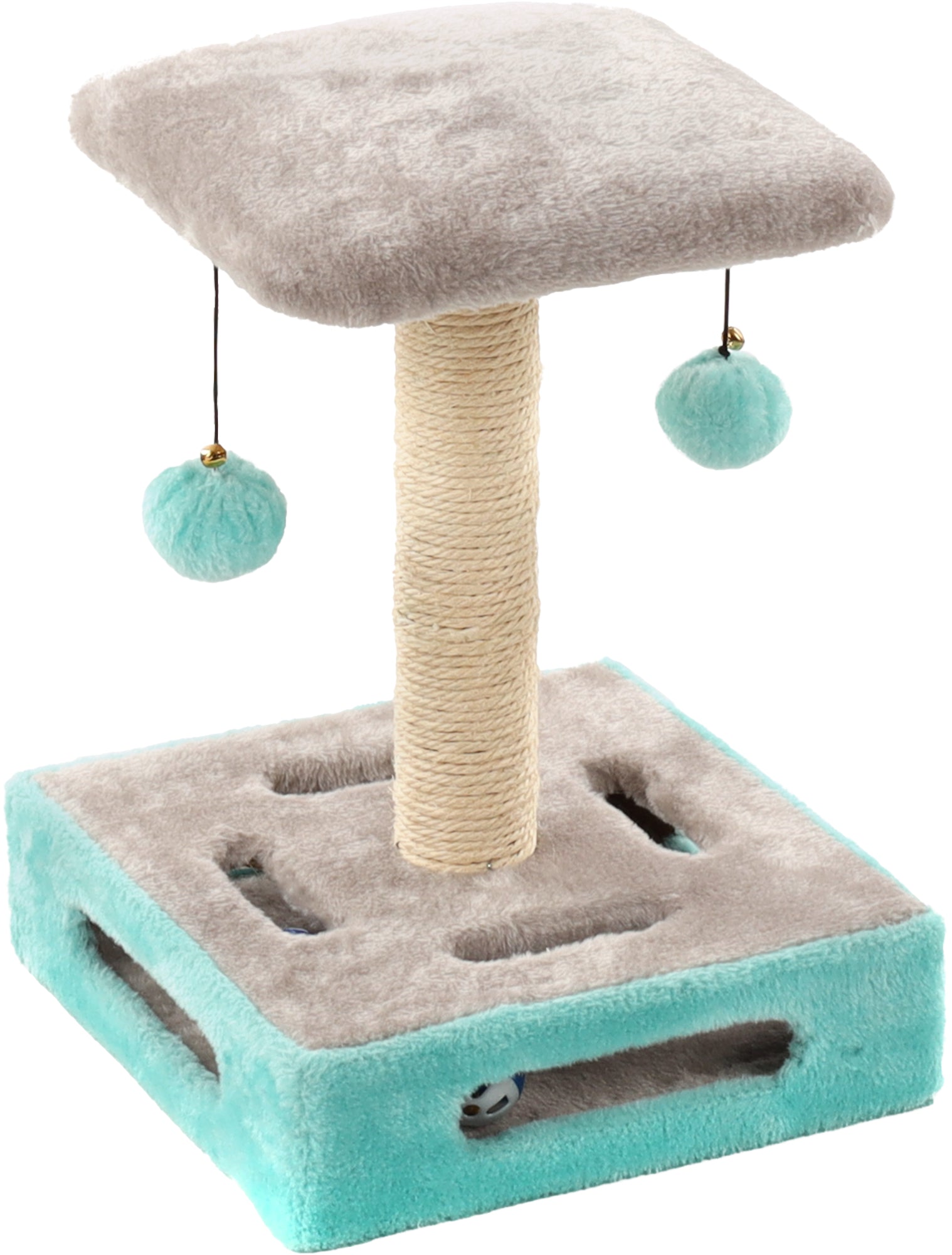 Arbre à chat Turquoise & Gris