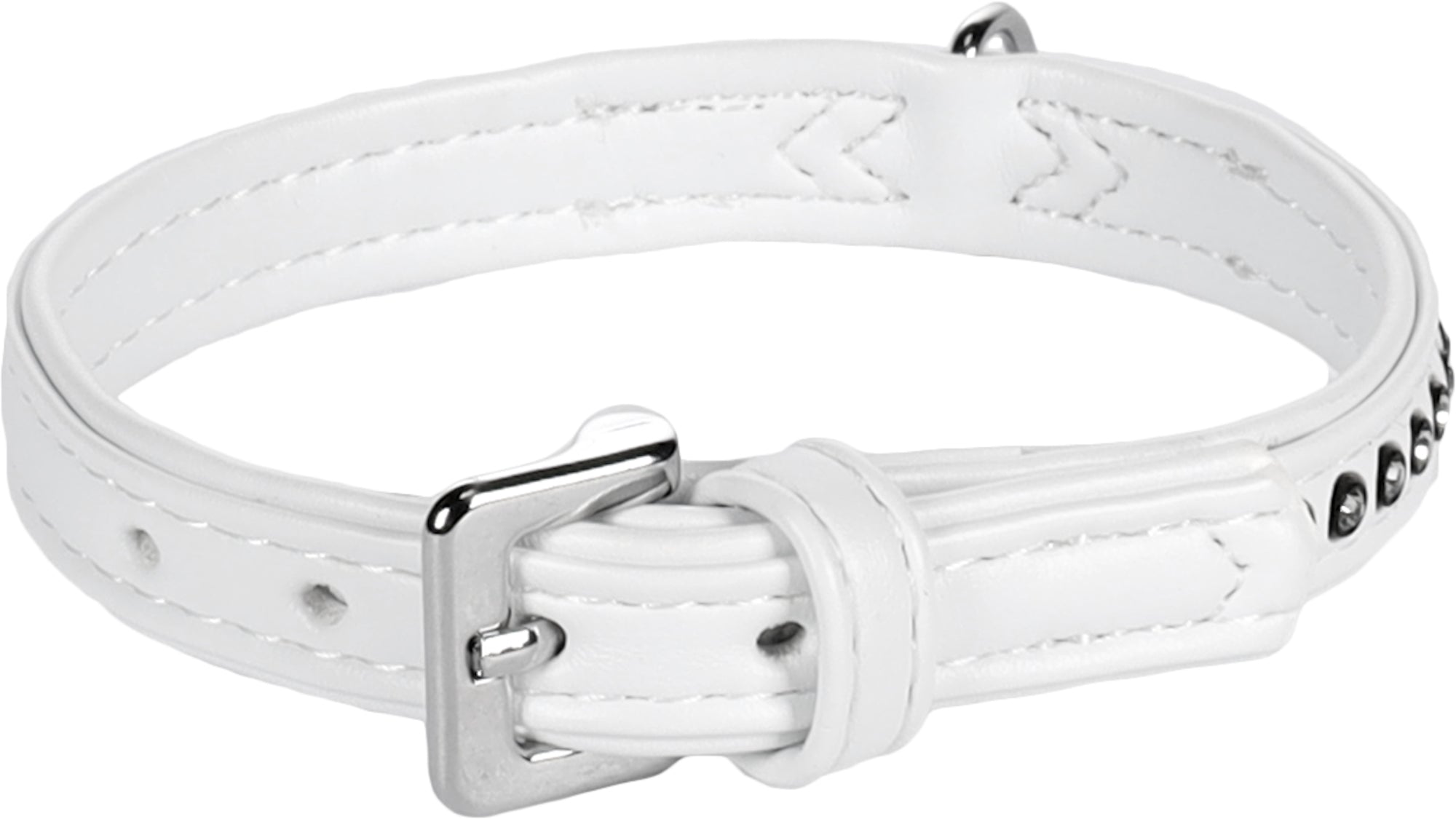 Collier Monte Carlo Chic en Similicuir et Strass