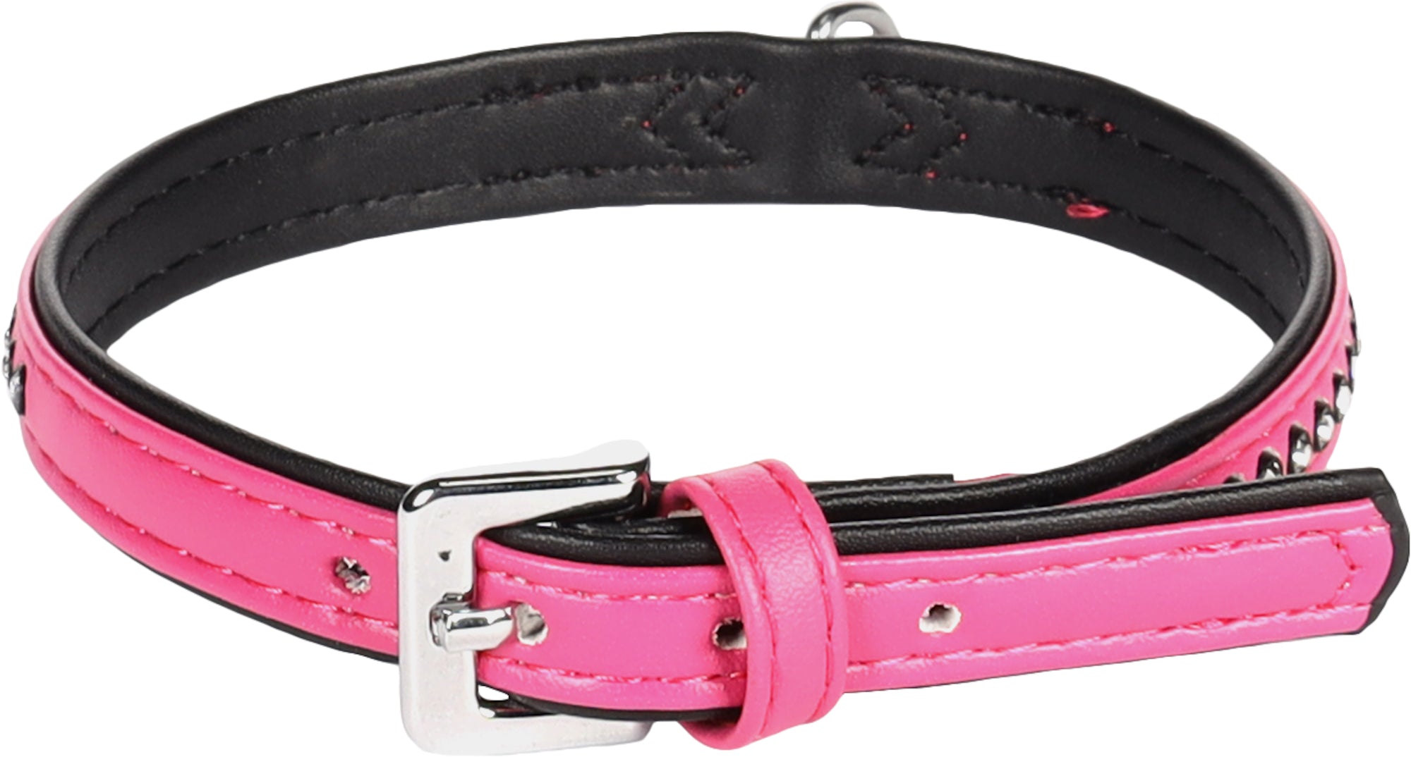 Collier Canin Cristaux et Accents Argentés