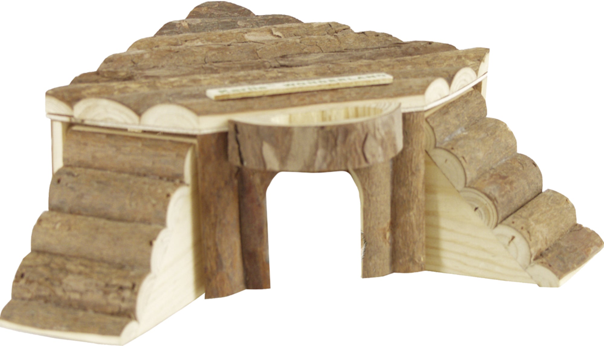 Maison Naturelle pour Rongeurs avec Escaliers