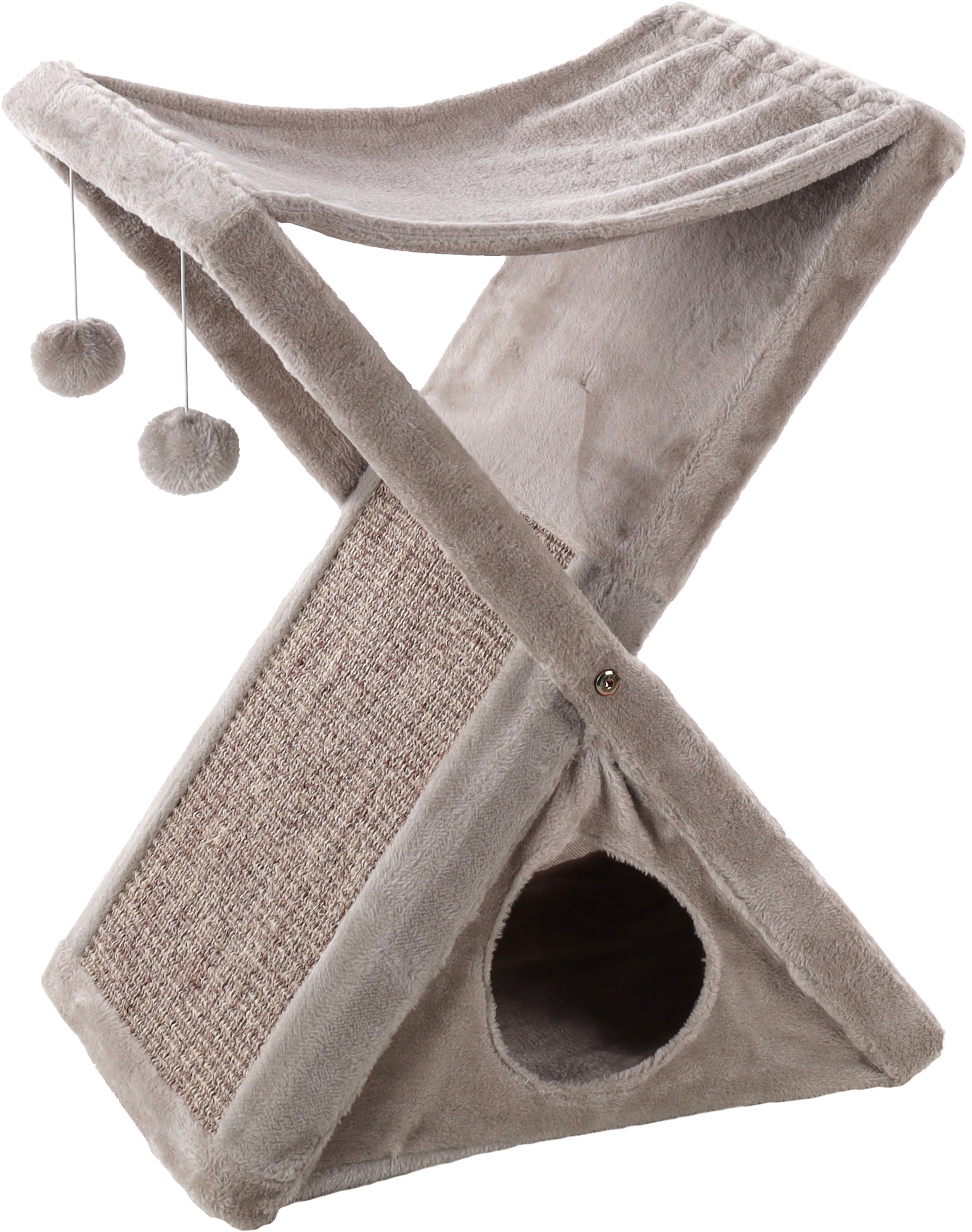 Arbre à Chat Confort et Jeu Greta Gris