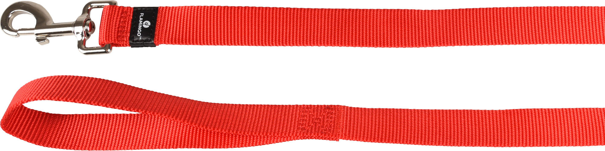 Laisse Ziggi Rouge en Nylon Résistant pour Chiens