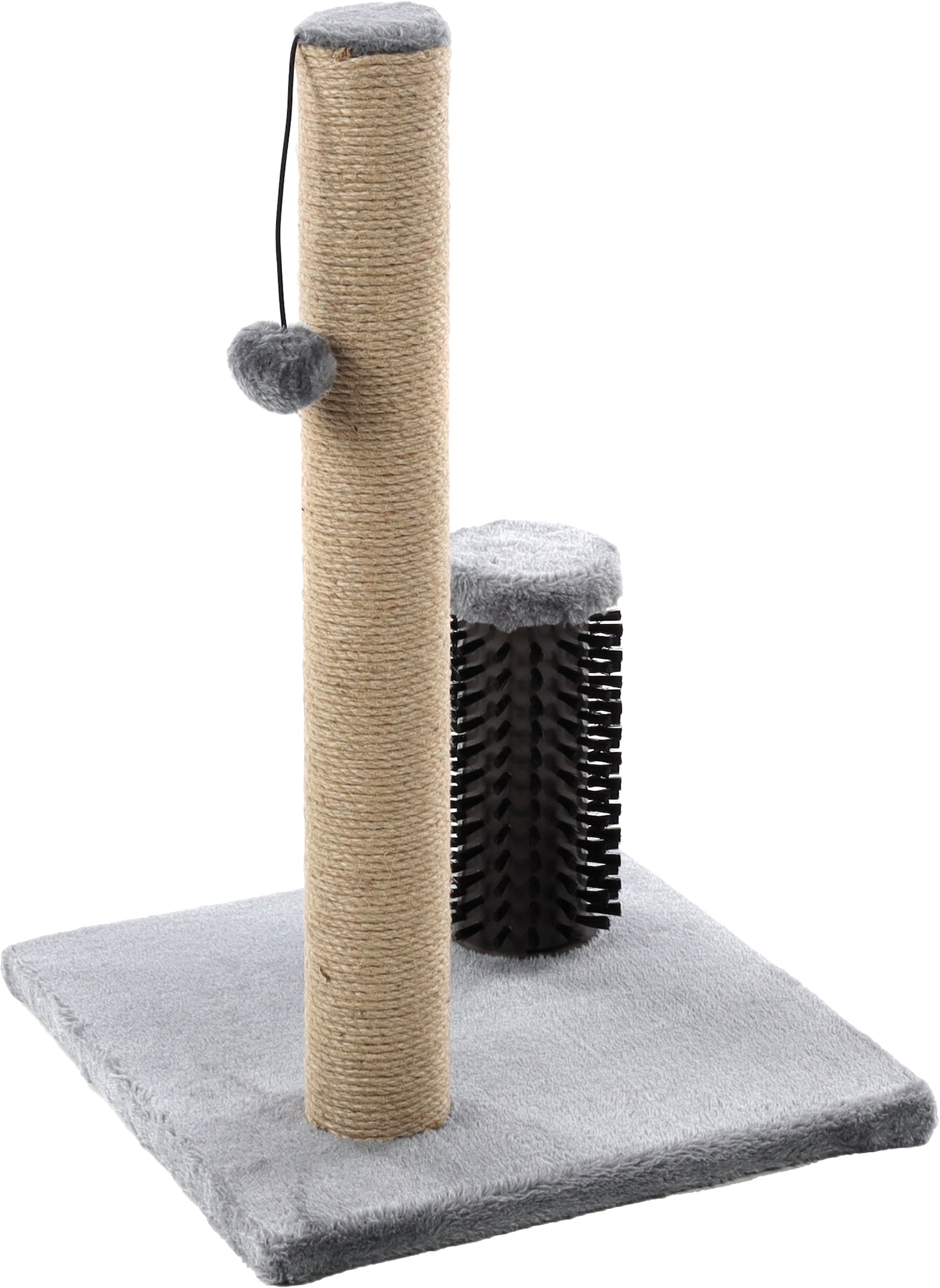 Arbre à Chat avec Brosse et Jouet Intégré