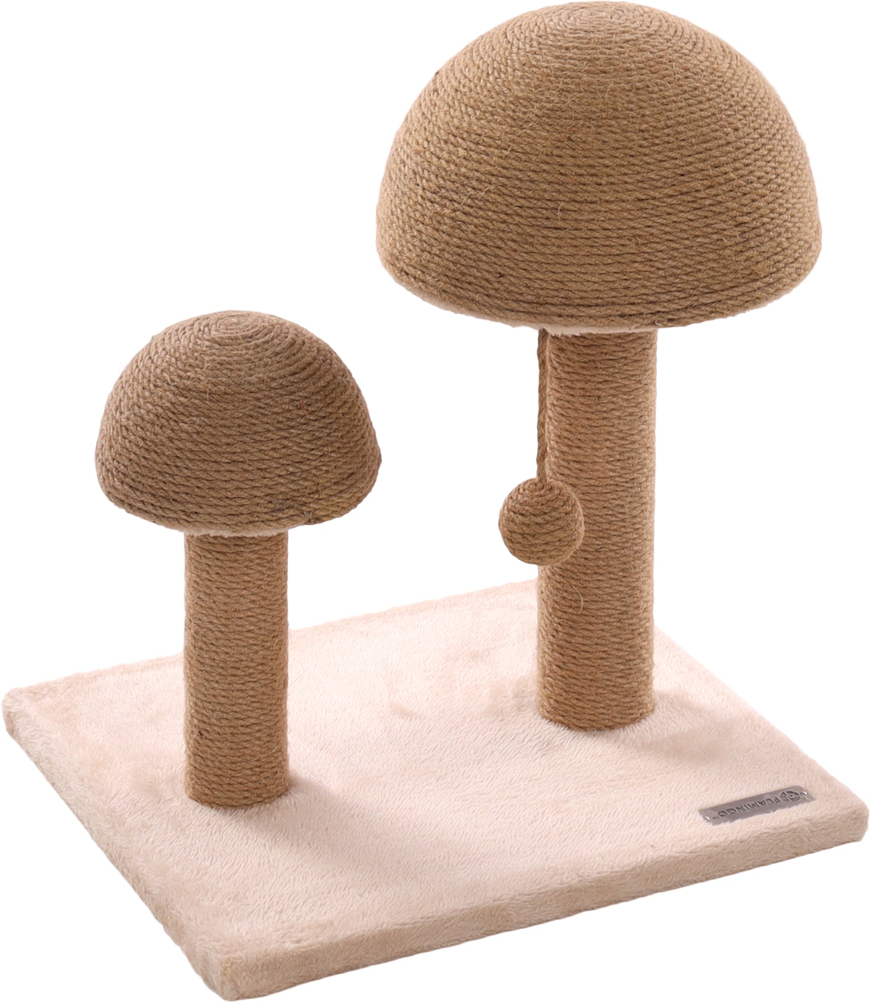 Arbre à Chat Nisha avec Jouet Bruiteur et Corde Jute