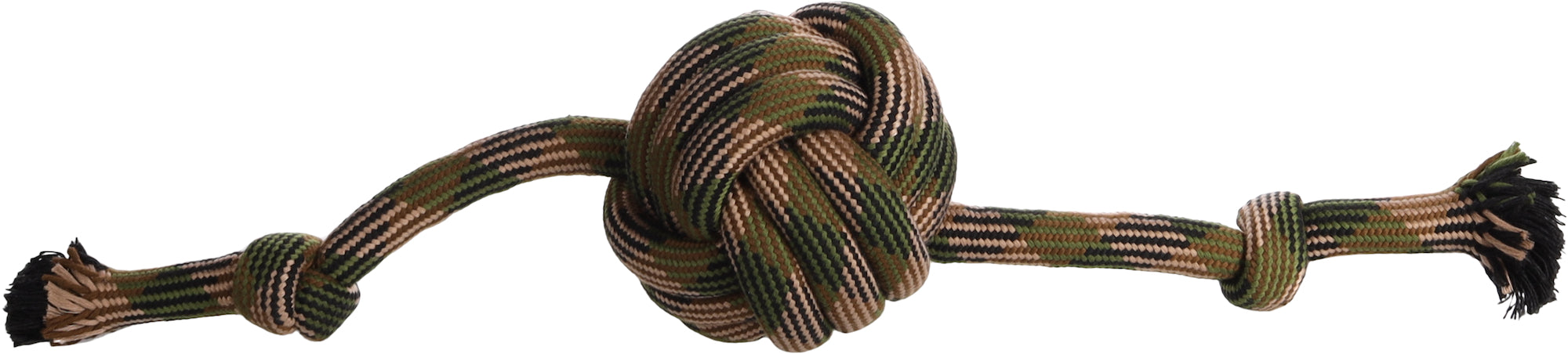 Jouet Balle nouée Cordon avec 2 noeuds Camouflage