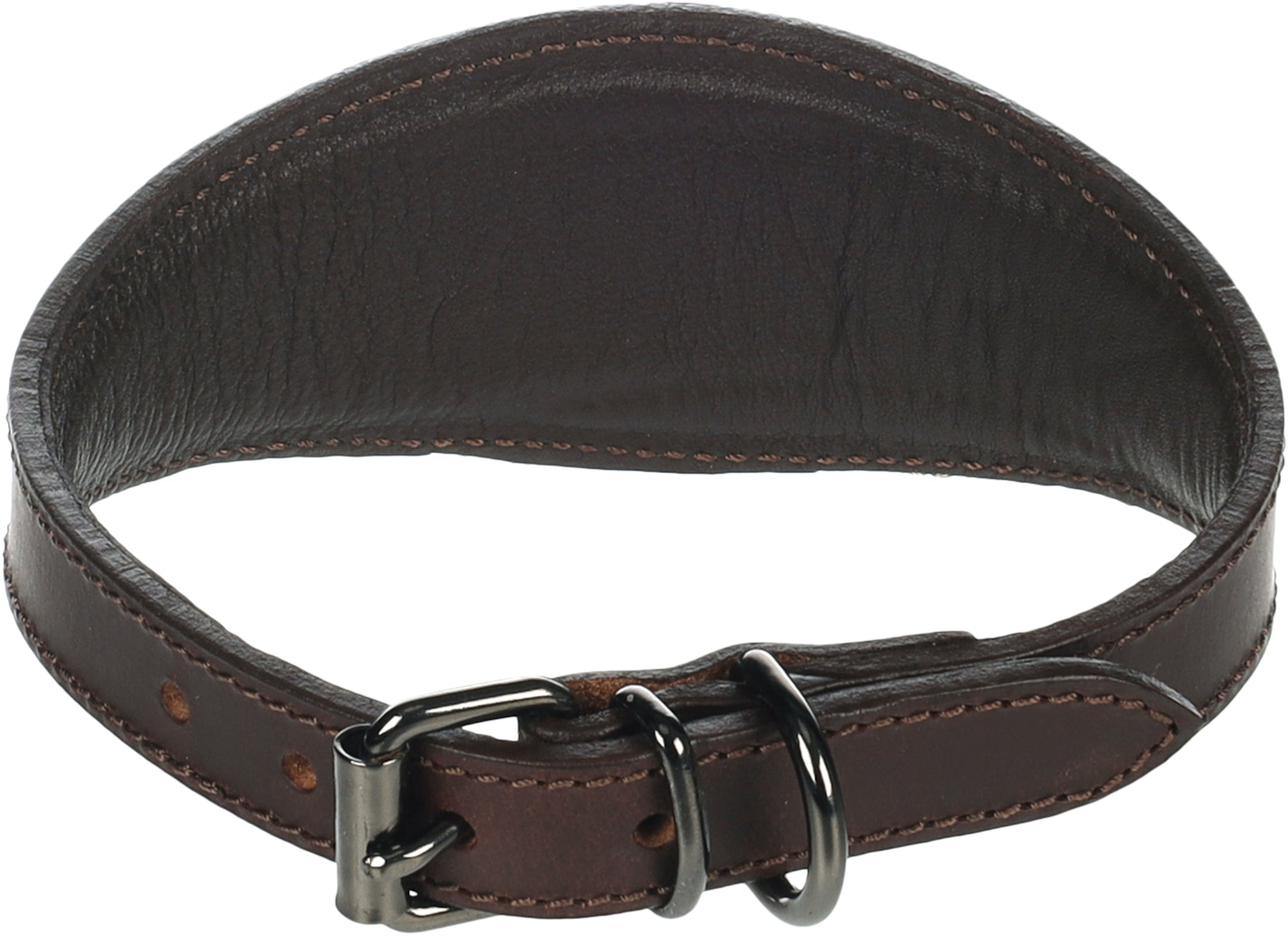 Collier Confort en Cuir de Buffle pour Chiens Élégants