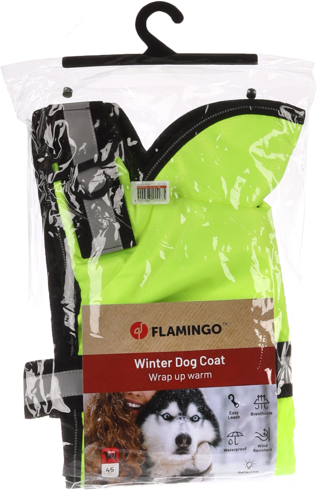 Manteau d'hiver fluo