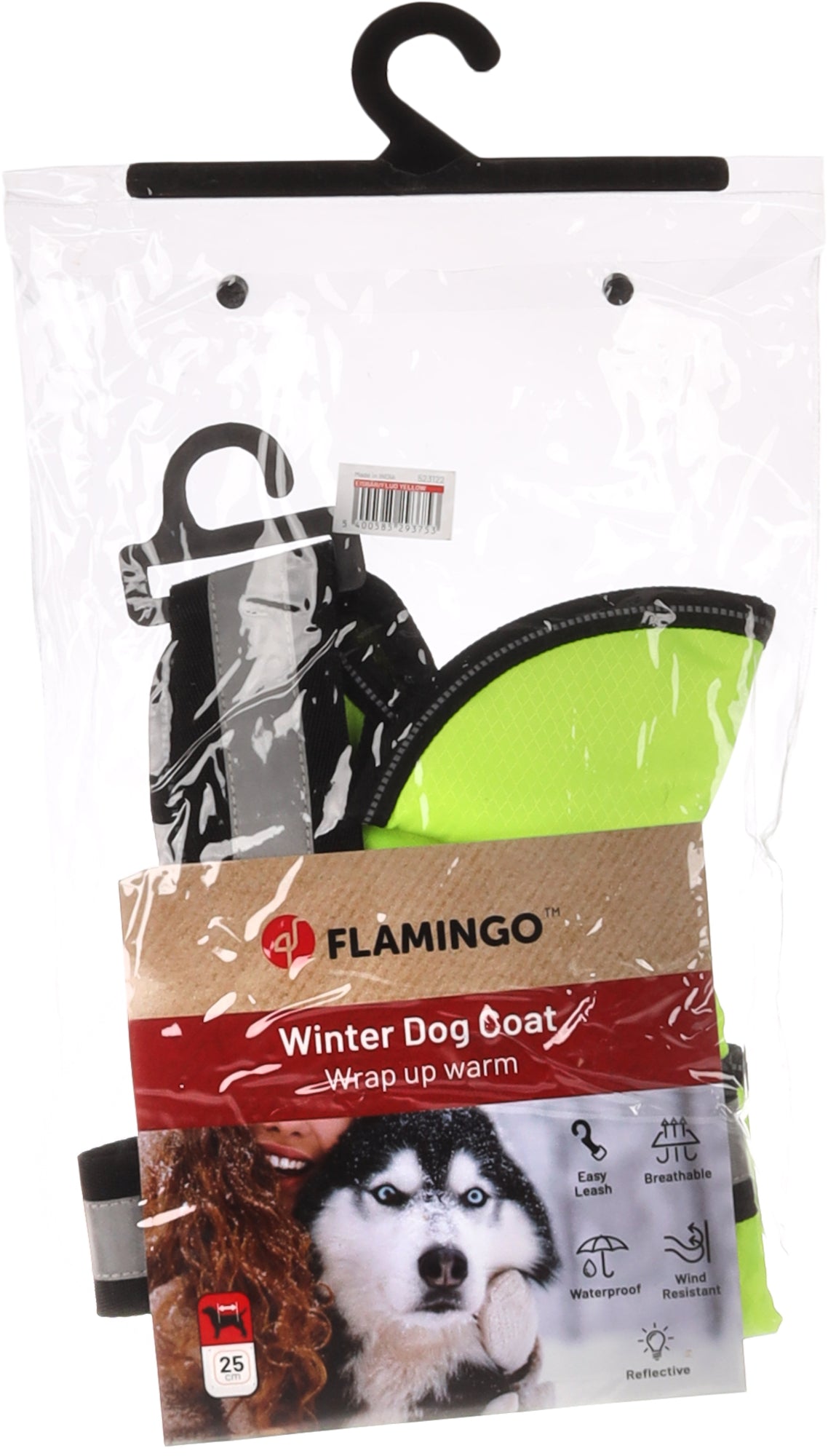 Manteau d'hiver fluo