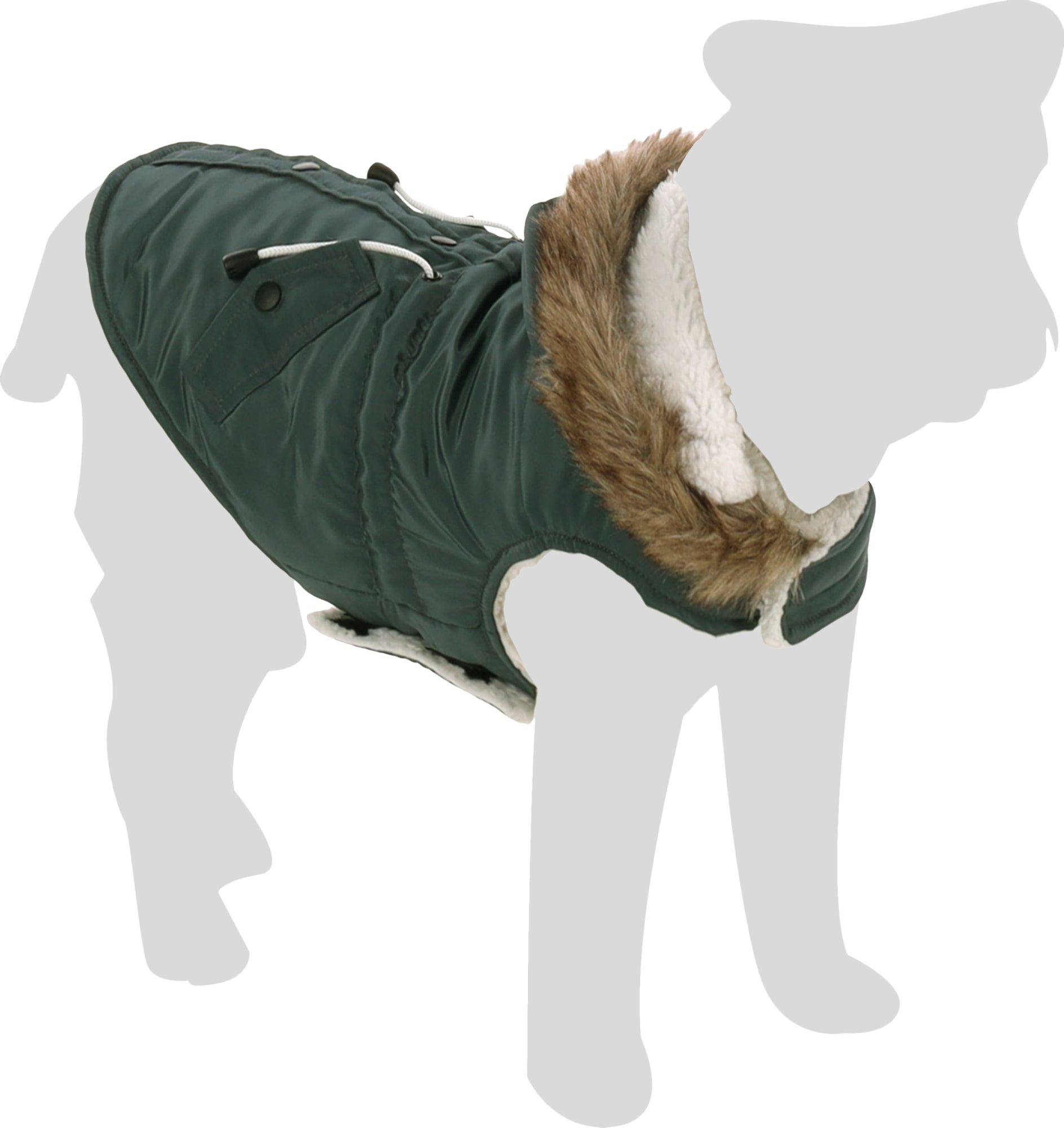 Manteau Kimo Vert pour Chiens Confortable et Élégant
