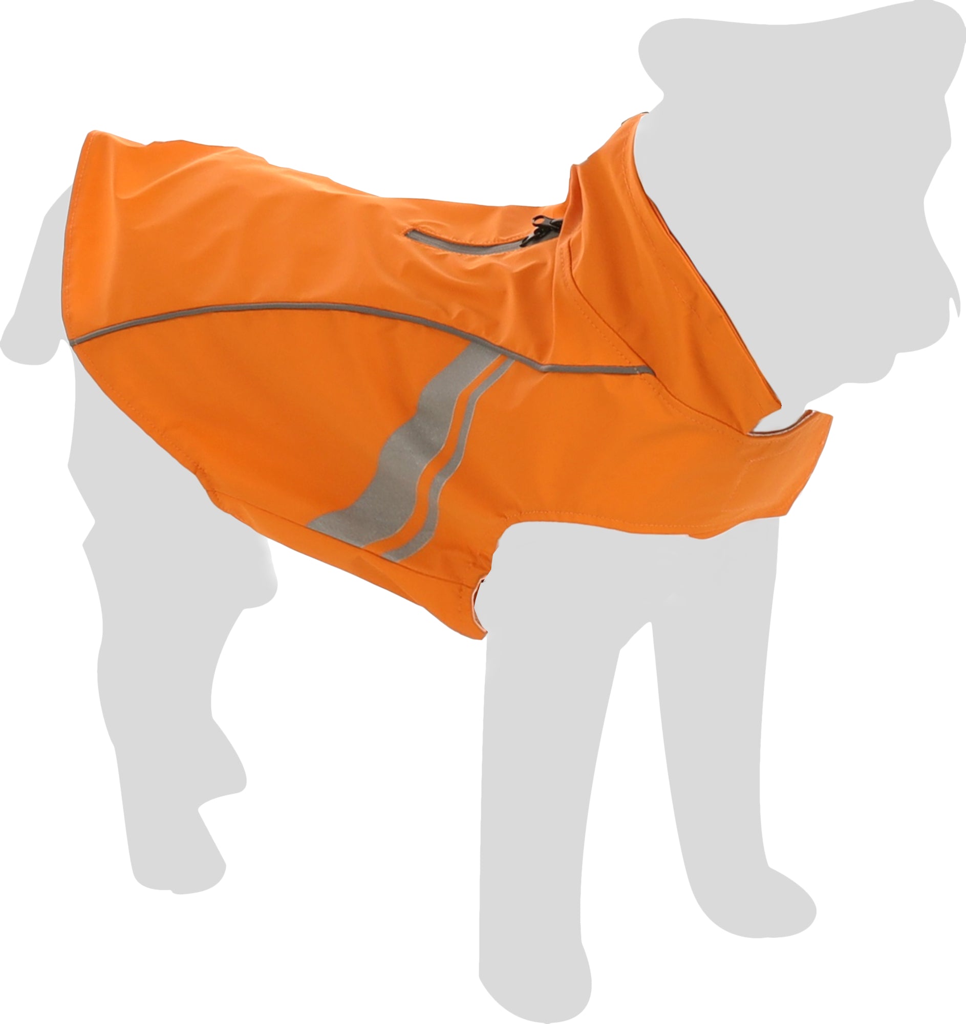 Manteau de Pluie Sécurisé pour Chiens Pomi Orange