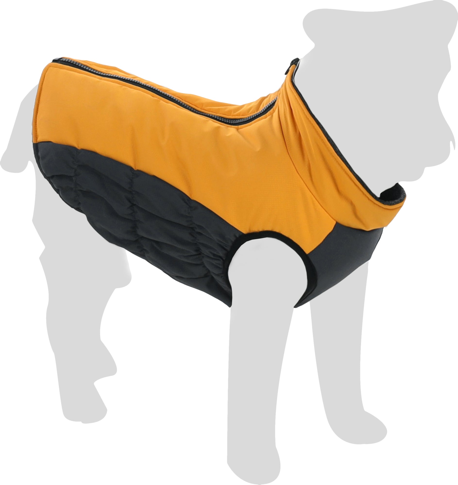 Manteau Hivernal pour Chiens Lima Jaune
