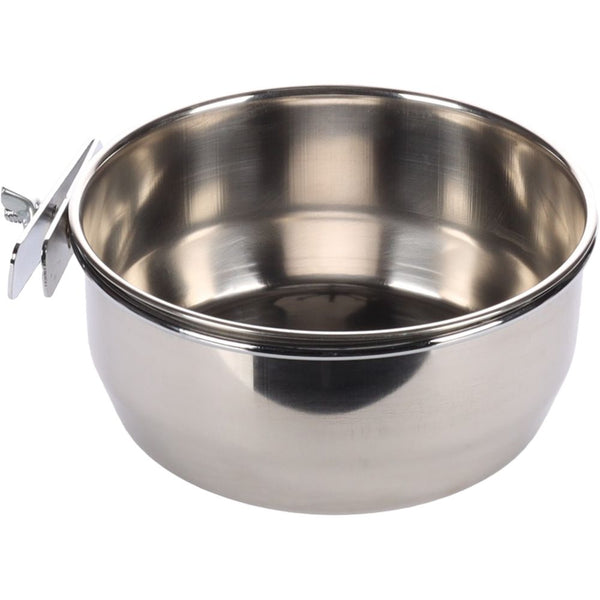 Gamelle pour la nourriture et l'eau avaro avec ecrou inox 15cm 880ml