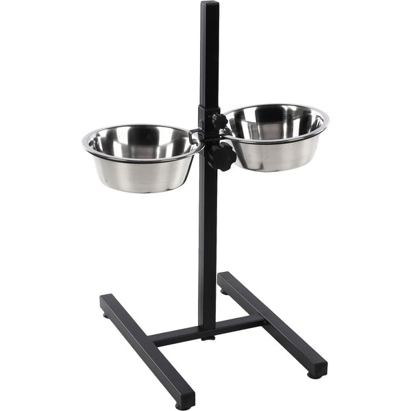 Support en h avec ecuelles otis 2x21cm 1,5l