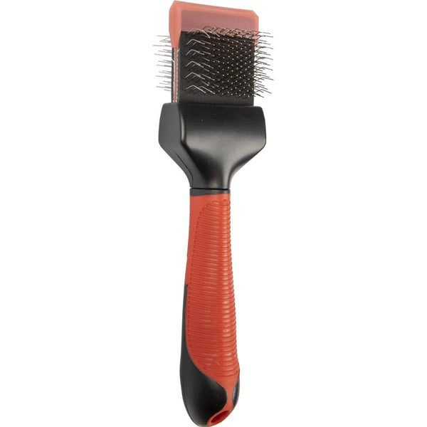 Brosse slicker douce poignee 2in1 s