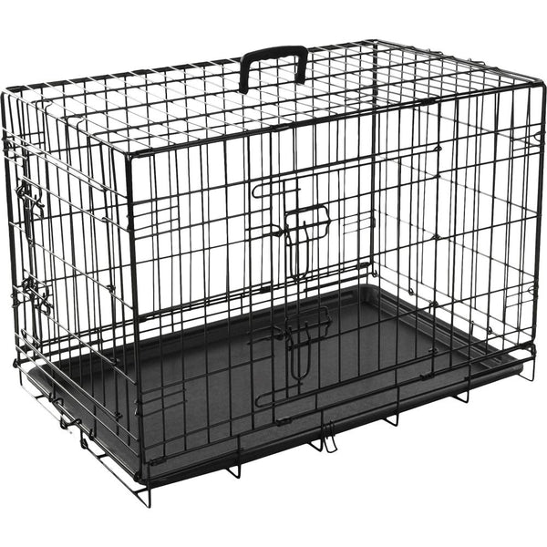 Cage pour chien keo noir m 47x77x54cm