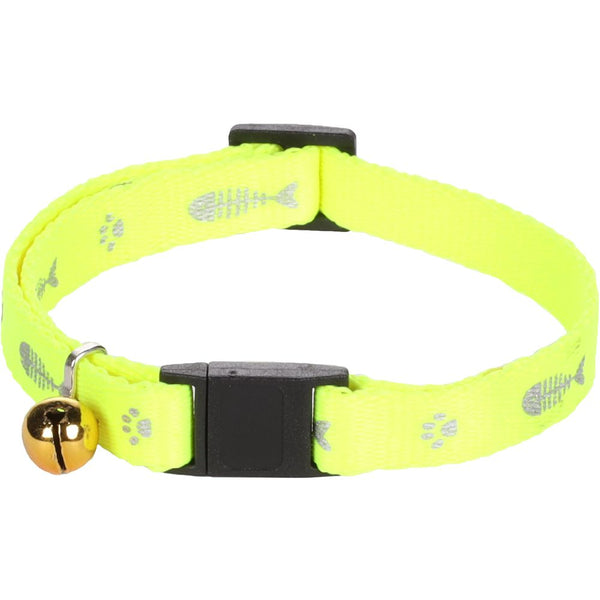 Collier pour chat ziggi jaune 20-35cm 10mm