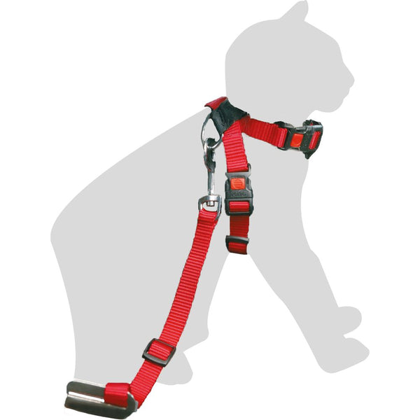 Harnais de securite chat 15mm rd
