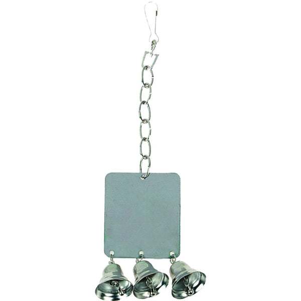 Miroir perroquet avec 3 grelots