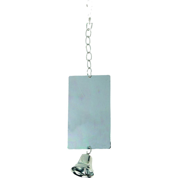 Miroir droit+ grelot ex.gr. peroquet