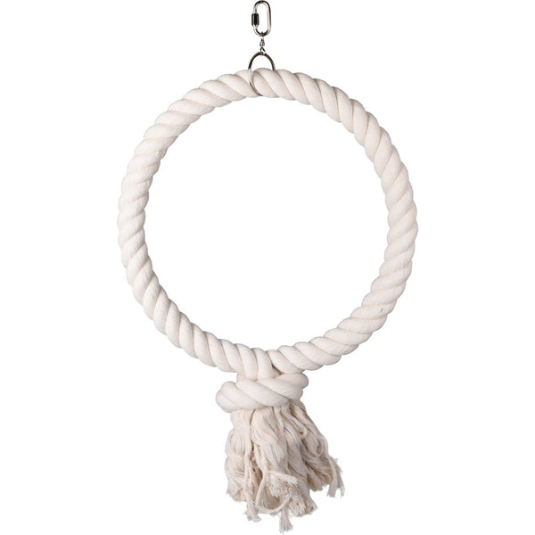 Pendentif pour cage hakan coton 1 anneau blanc xl dia. 40cm
