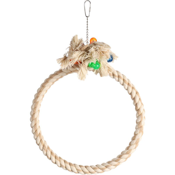 Pendentif pour cage corde anneau adimo dia:27cm corde:2cm