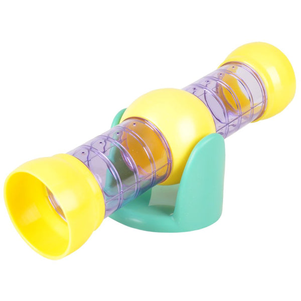 Jr bertrand tunnel bascule violet jaune l26,5xdia5cm