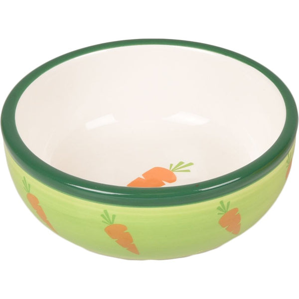 Gamelle nourriture petit rongeur ibo ceramique vert 13cm 310ml