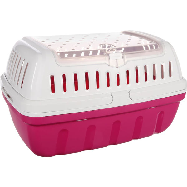 Cage de transport rongeurs lizzie rose l 26x40x23cm