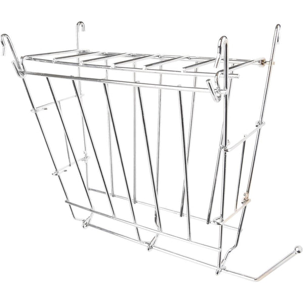 Râtelier à nourriture refermable+support à fruit jax chromée 20x8,5x17cm