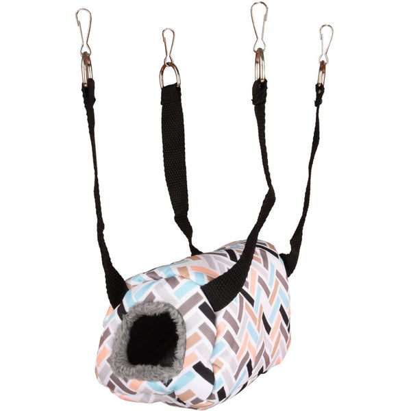 Maison hamster clavio pendentif horizontal 16x11x11cm