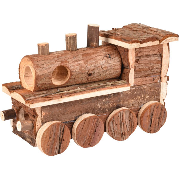 Maison lokomo bois 25,5x11x16cm
