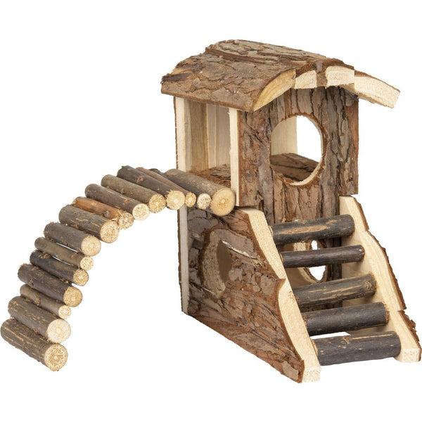 Maison marty bois 19x16,5x16,5cm
