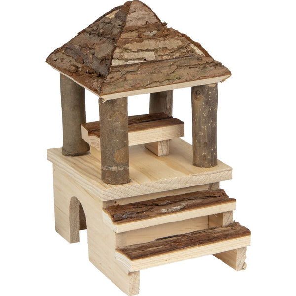 Maison pady bois 16x12x21cm
