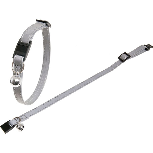 Collier chat argent refl.30cm10mm