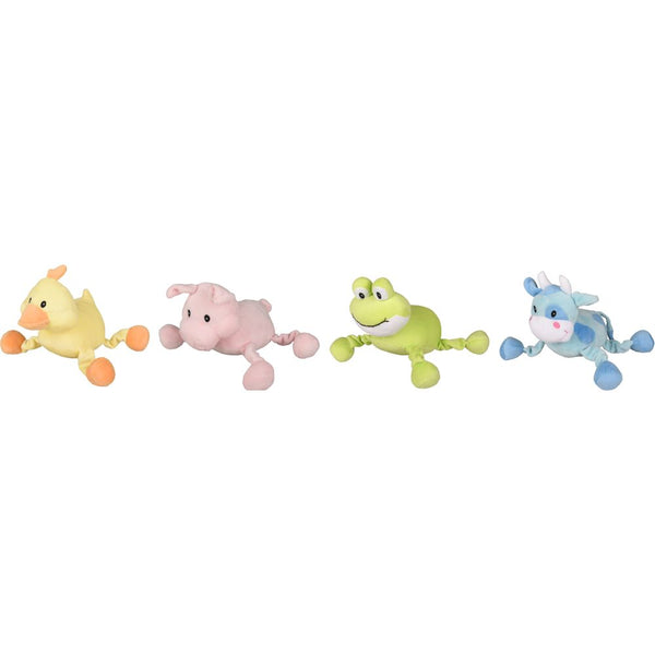 Peluche canard-coch-gren-pou. 16cm
