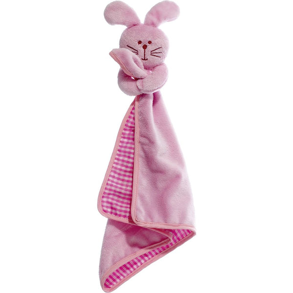 Jchien cuddle friend lapin peluche rose 29x29x35cm