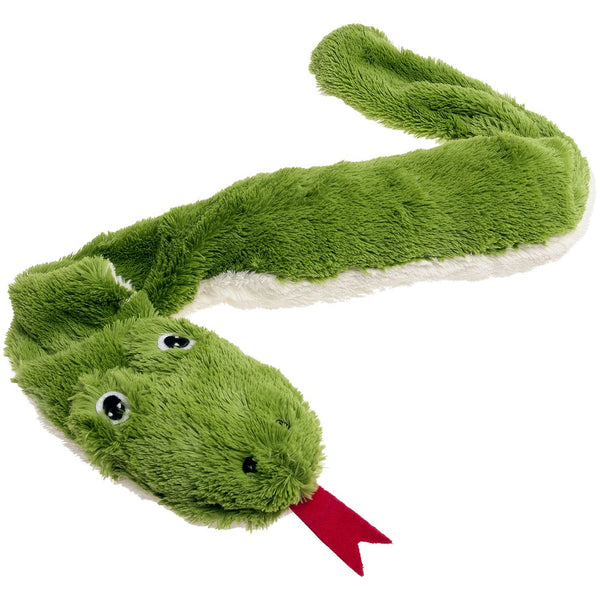 Jchien sisty serpent en peluche vert 80cm