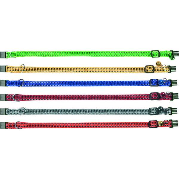 Collier chat bright 6 couleurs 25-35cm 10mm