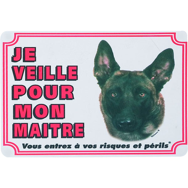 Panneau en polystyrène "Malinois" : décoration murale idéale pour les amoureux des chiens de race Malinois.