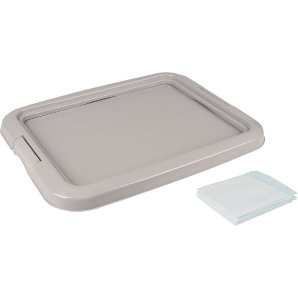 Support pour tapis d'entraînement fifi gris m + 10 tapis m